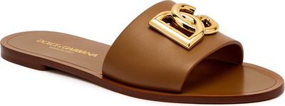 Klapki damskie na lato Dolce & Gabbana ze sklepu: Gomez Fashion Store w kategorii: Klapki damskie - zdjęcie 874714-BD9-10338_DG254W000003956