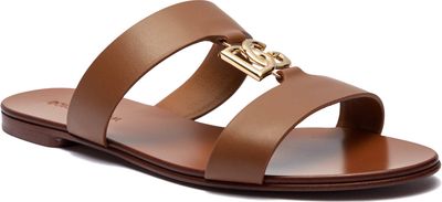 Klapki damskie na lato Dolce & Gabbana ze sklepu: Gomez Fashion Store w kategorii: Klapki damskie - zdjęcie 874714-BD9-10338_DG254W000006956