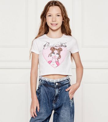 Bluzka dziewczęca na lato Guess ze sklepu: Gomez Fashion Store w kategorii: Bluzki dziewczęce