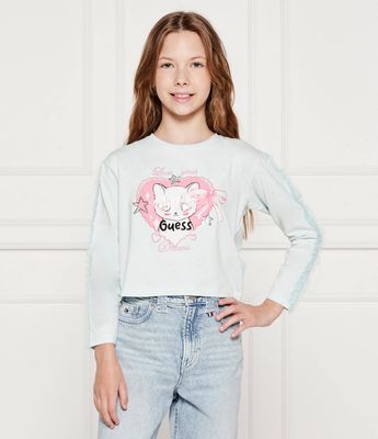 Bluzka dziewczęca wiosenna Guess ze sklepu: Gomez Fashion Store w kategorii: Bluzki dziewczęce