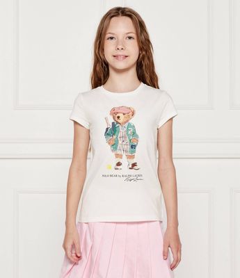 Bluzka dziewczęca na lato Polo Ralph Lauren ze sklepu: Gomez Fashion Store w kategorii: Bluzki dziewczęce