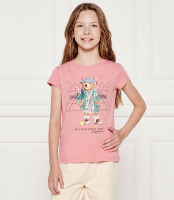 Bluzka dziewczęca letnia Polo Ralph Lauren ze sklepu: Gomez Fashion Store w kategorii: Bluzki dziewczęce