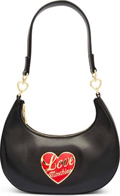 Torebka hobo elegancki Love Moschino ze sklepu: Gomez Fashion Store w kategorii: Torebki hobo - zdjęcie 874714-BD9-10338_LM254W000019000