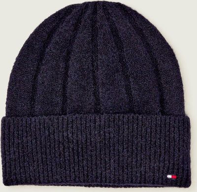 Czapka zimowa damska Tommy Hilfiger ze sklepu: Gomez Fashion Store w kategorii: Czapki zimowe damskie - zdjęcie 874714-BD9-10338_TH255W000082287