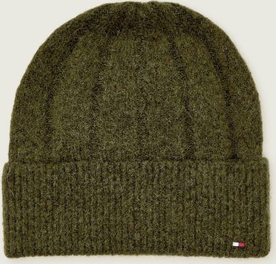 Czapka zimowa damska Tommy Hilfiger ze sklepu: Gomez Fashion Store w kategorii: Czapki zimowe damskie - zdjęcie 874714-BD9-10338_TH255W000082Z68
