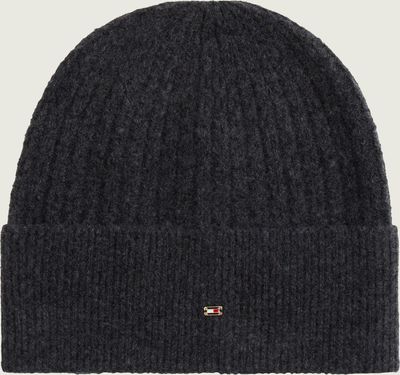 Czapka zimowa damska Tommy Hilfiger ze sklepu: Gomez Fashion Store w kategorii: Czapki zimowe damskie - zdjęcie 874714-BD9-10338_TH255W000085D12