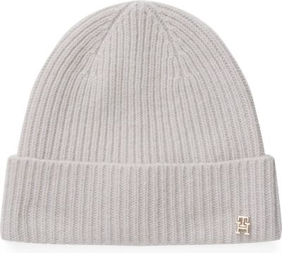 Czapka zimowa damska Tommy Hilfiger ze sklepu: Gomez Fashion Store w kategorii: Czapki zimowe damskie - zdjęcie 874714-BD9-10338_TH255W000117H33