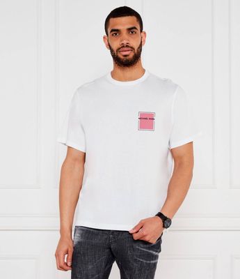 T-shirt męski na wiosnę Michael Kors ze sklepu: Gomez Fashion Store w kategorii: T-shirty męskie - zdjęcie 874714-BD9-10338_MK252M000015100