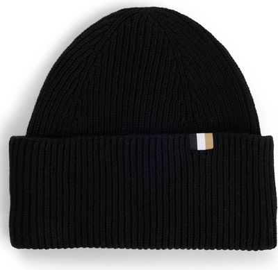 BOSS BLACK - Czapka zimowa damska ze sklepu: Gomez Fashion Store w kategorii: Czapki zimowe damskie - zdjęcie 874714-BD9-10338_BB255W000001001