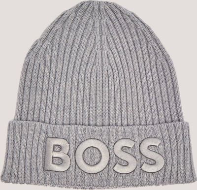 Czapka zimowa damska BOSS BLACK ze sklepu: Gomez Fashion Store w kategorii: Czapki zimowe damskie - zdjęcie 874714-BD9-10338_BB255W000002058