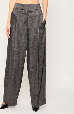 Spodnie damskie retro BOSS BLACK ze sklepu: Gomez Fashion Store w kategorii: Spodnie damskie - zdjęcie 874714-BD9-10338_BB255W000045022