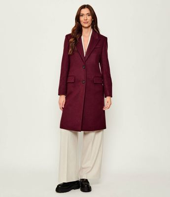 Płaszcz damski casual BOSS BLACK ze sklepu: Gomez Fashion Store w kategorii: Płaszcze damskie - zdjęcie 874714-BD9-10338_BB255W000050505