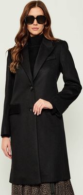 Płaszcz damski casual BOSS BLACK ze sklepu: Gomez Fashion Store w kategorii: Płaszcze damskie - zdjęcie 874714-BD9-10338_BB255W000050001