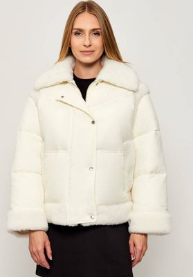 Kurtka damska casual BOSS ORANGE ze sklepu: Gomez Fashion Store w kategorii: Kurtki damskie - zdjęcie 874714-BD9-10338_BO255W000013118