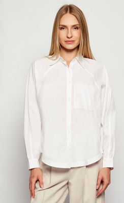 Koszula damska na wiosnę BOSS ORANGE ze sklepu: Gomez Fashion Store w kategorii: Koszule damskie - zdjęcie 874714-BD9-10338_BO255W000030100