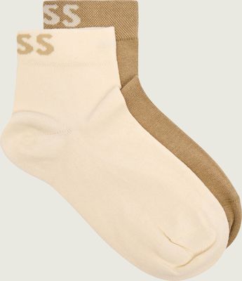 Skarpetki damskie gładkie BOSS BLACK ze sklepu: Gomez Fashion Store w kategorii: Skarpetki damskie - zdjęcie 874714-BD9-10338_BW255W000001261