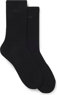 Skarpetki damskie gładkie BOSS BLACK ze sklepu: Gomez Fashion Store w kategorii: Skarpetki damskie - zdjęcie 874714-BD9-10338_BW255W000009001