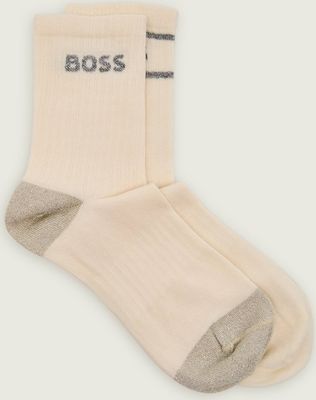 Skarpetki damskie bez wzorów BOSS BLACK ze sklepu: Gomez Fashion Store w kategorii: Skarpetki damskie - zdjęcie 874714-BD9-10338_BW255W000016119
