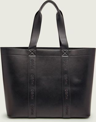 HUGO - Shopper bag elegancka ze sklepu: Gomez Fashion Store w kategorii: Torby Shopper bag - zdjęcie 874714-BD9-10338_BU255W000014002
