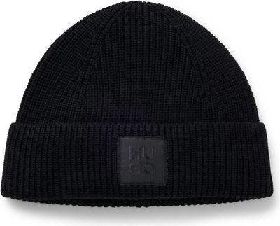 Czapka zimowa damska HUGO ze sklepu: Gomez Fashion Store w kategorii: Czapki zimowe damskie - zdjęcie 874714-BD9-10338_BU255W000018001