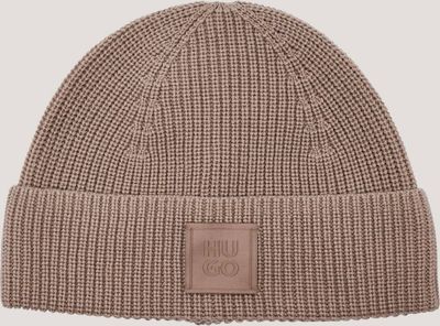 HUGO - Czapka zimowa damska ze sklepu: Gomez Fashion Store w kategorii: Czapki zimowe damskie - zdjęcie 874714-BD9-10338_BU255W000018273