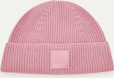 Czapka zimowa damska HUGO ze sklepu: Gomez Fashion Store w kategorii: Czapki zimowe damskie - zdjęcie 874714-BD9-10338_BU255W000018697