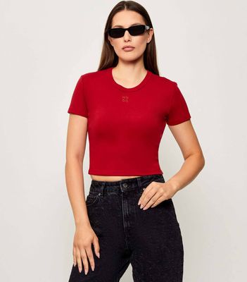 Bluzka damska wiosenna HUGO ze sklepu: Gomez Fashion Store w kategorii: Bluzki damskie - zdjęcie 874714-BD9-10338_BU255W000055619