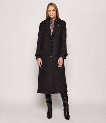 Płaszcz damski jesienny HUGO ze sklepu: Gomez Fashion Store w kategorii: Płaszcze damskie - zdjęcie 874714-BD9-10338_BU255W000101022
