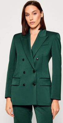 Marynarka HUGO ze sklepu: Gomez Fashion Store w kategorii: Marynarki damskie - zdjęcie 874714-BD9-10338_BU255W000107305