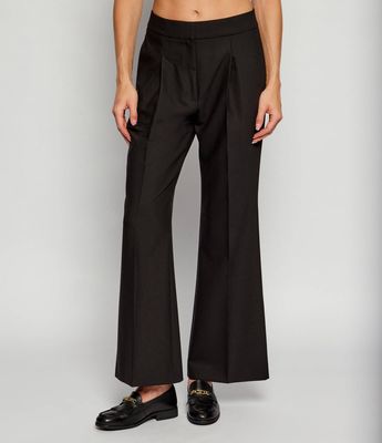 Spodnie damskie jesienne HUGO ze sklepu: Gomez Fashion Store w kategorii: Spodnie damskie - zdjęcie 874714-BD9-10338_BU255W000110001