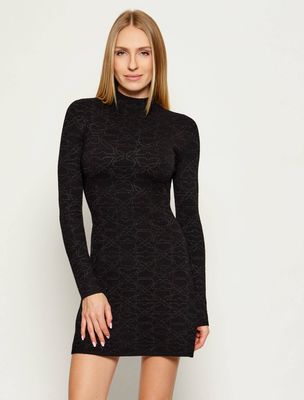 Sukienka dopasowana HUGO ze sklepu: Gomez Fashion Store w kategorii: Sukienki - zdjęcie 874714-BD9-10338_BU255W000120968