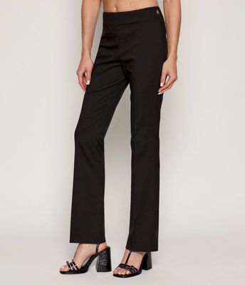 HUGO - Spodnie damskie na jesień ze sklepu: Gomez Fashion Store w kategorii: Spodnie damskie - zdjęcie 874714-BD9-10338_BU255W000140001
