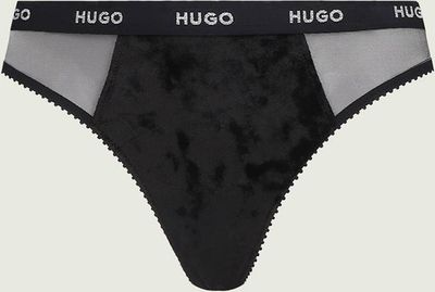 Hugo Bodywear - Majtki damskie koronkowe ze sklepu: Gomez Fashion Store w kategorii: Majtki damskie - zdjęcie 874714-BD9-10338_BZ255W000034001