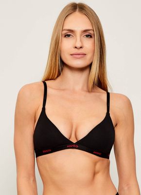 Biustonosz bez wzorów Hugo Bodywear ze sklepu: Gomez Fashion Store w kategorii: Biustonosze - zdjęcie 874714-BD9-10338_BZ255W000056001