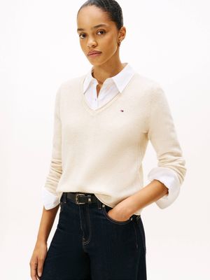 Sweter damski Tommy Hilfiger ze sklepu: Gomez Fashion Store w kategorii: Swetry damskie - zdjęcie 874714-BD9-10338_TH255W000203D41