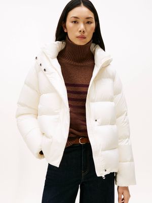 Kurtka damska jesienna Tommy Hilfiger ze sklepu: Gomez Fashion Store w kategorii: Kurtki damskie - zdjęcie 874714-BD9-10338_TH255W000221Z21