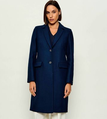 Płaszcz damski casual Tommy Hilfiger ze sklepu: Gomez Fashion Store w kategorii: Płaszcze damskie - zdjęcie 874714-BD9-10338_TH255W000231F71
