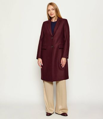 Płaszcz damski Tommy Hilfiger ze sklepu: Gomez Fashion Store w kategorii: Płaszcze damskie - zdjęcie 874714-BD9-10338_TH255W000231F27