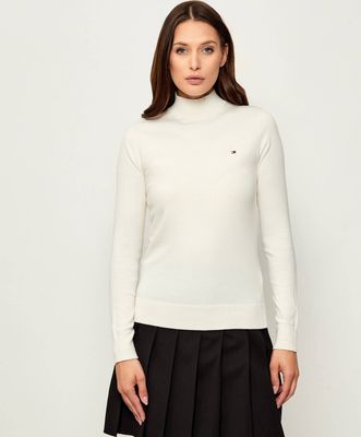 Sweter damski na zimę Tommy Hilfiger ze sklepu: Gomez Fashion Store w kategorii: Swetry damskie - zdjęcie 874714-BD9-10338_TH255W000264L35