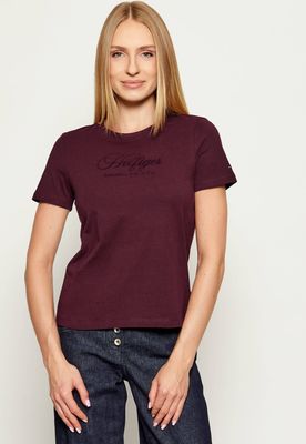 Bluzka damska casual Tommy Hilfiger ze sklepu: Gomez Fashion Store w kategorii: Bluzki damskie - zdjęcie 874714-BD9-10338_TH255W000267F27