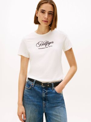 Bluzka damska w stylu młodzieżowym Tommy Hilfiger ze sklepu: Gomez Fashion Store w kategorii: Bluzki damskie - zdjęcie 874714-BD9-10338_TH255W000267Z21