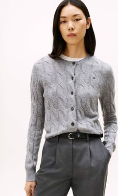 Sweter damski casual Tommy Hilfiger ze sklepu: Gomez Fashion Store w kategorii: Swetry damskie - zdjęcie 874714-BD9-10338_TH255W000272M16
