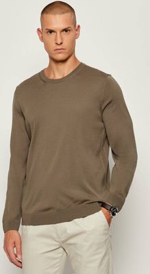 Sweter męski casual BOSS BLACK ze sklepu: Gomez Fashion Store w kategorii: Swetry męskie - zdjęcie 874714-BD9-10338_BB255M000161245