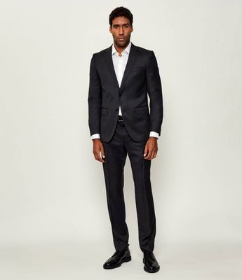 Garnitur męski jesienny BOSS BLACK ze sklepu: Gomez Fashion Store w kategorii: Garnitury męskie - zdjęcie 874714-BD9-10338_BB255M000168021