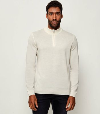 Sweter męski na zimę BOSS BLACK ze sklepu: Gomez Fashion Store w kategorii: Swetry męskie - zdjęcie 874714-BD9-10338_BB255M000184131
