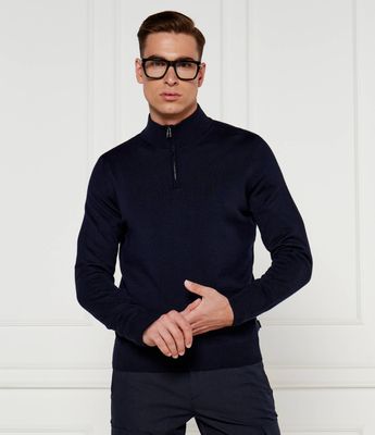 Sweter męski casual BOSS BLACK ze sklepu: Gomez Fashion Store w kategorii: Swetry męskie - zdjęcie 874714-BD9-10338_BB255M000184404