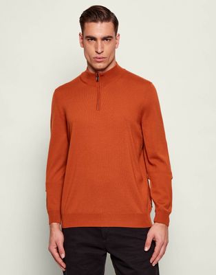 Sweter męski na zimę BOSS BLACK ze sklepu: Gomez Fashion Store w kategorii: Swetry męskie - zdjęcie 874714-BD9-10338_BB255M000184809