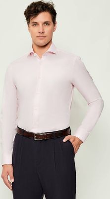 Koszula męska z klasycznym kołnierzykiem BOSS BLACK ze sklepu: Gomez Fashion Store w kategorii: Koszule męskie - zdjęcie 874714-BD9-10338_BB255M000209684