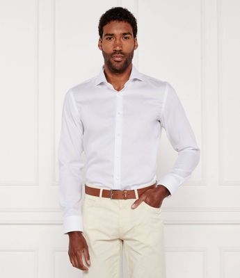 Koszula męska wiosenna BOSS BLACK ze sklepu: Gomez Fashion Store w kategorii: Koszule męskie - zdjęcie 874714-BD9-10338_BB255M000210100