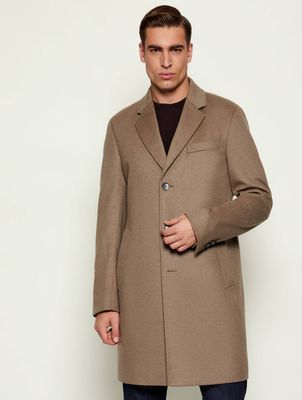 Płaszcz męski jesienny BOSS BLACK ze sklepu: Gomez Fashion Store w kategorii: Płaszcze męskie - zdjęcie 874714-BD9-10338_BB255M000223245